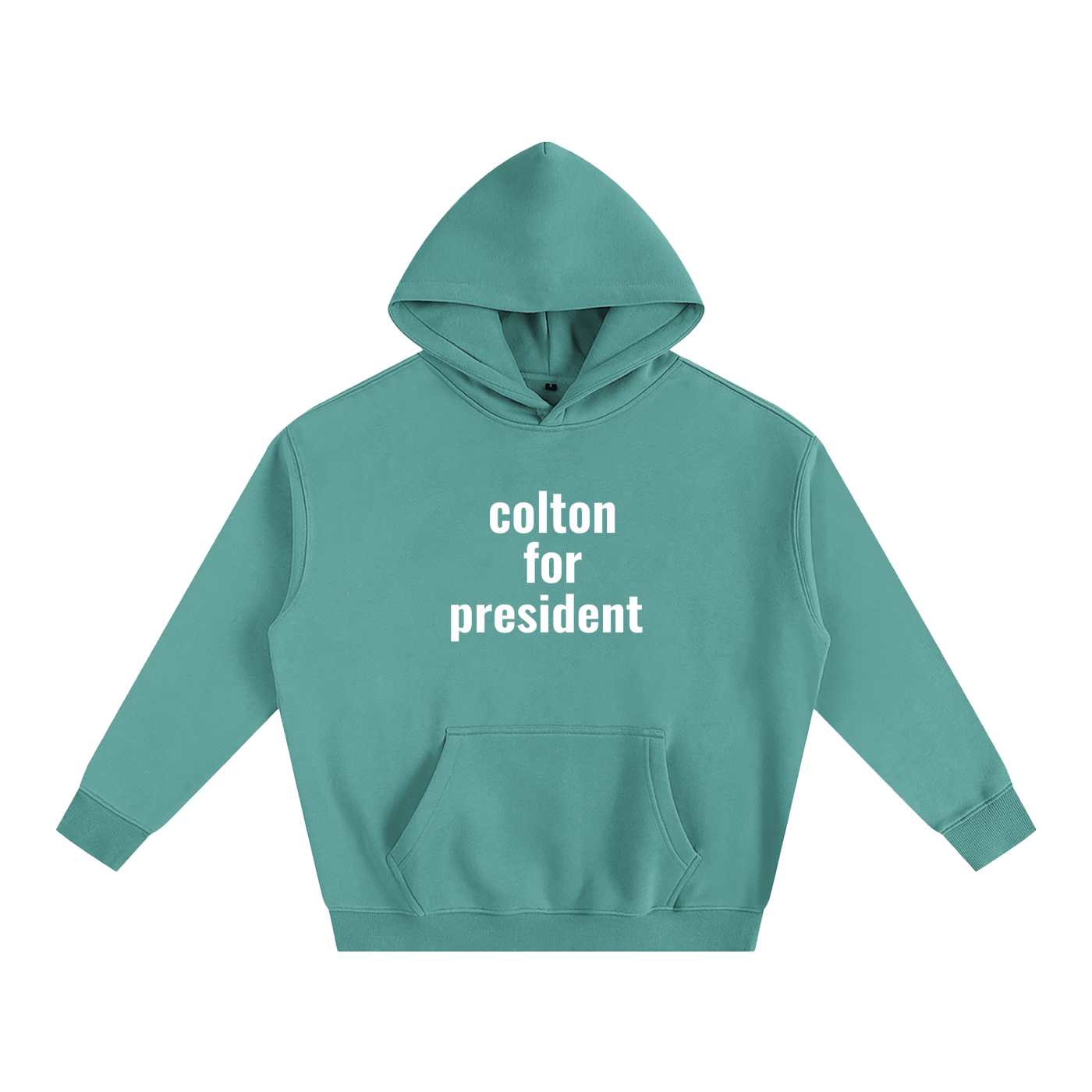 colton for president oversized hoodie