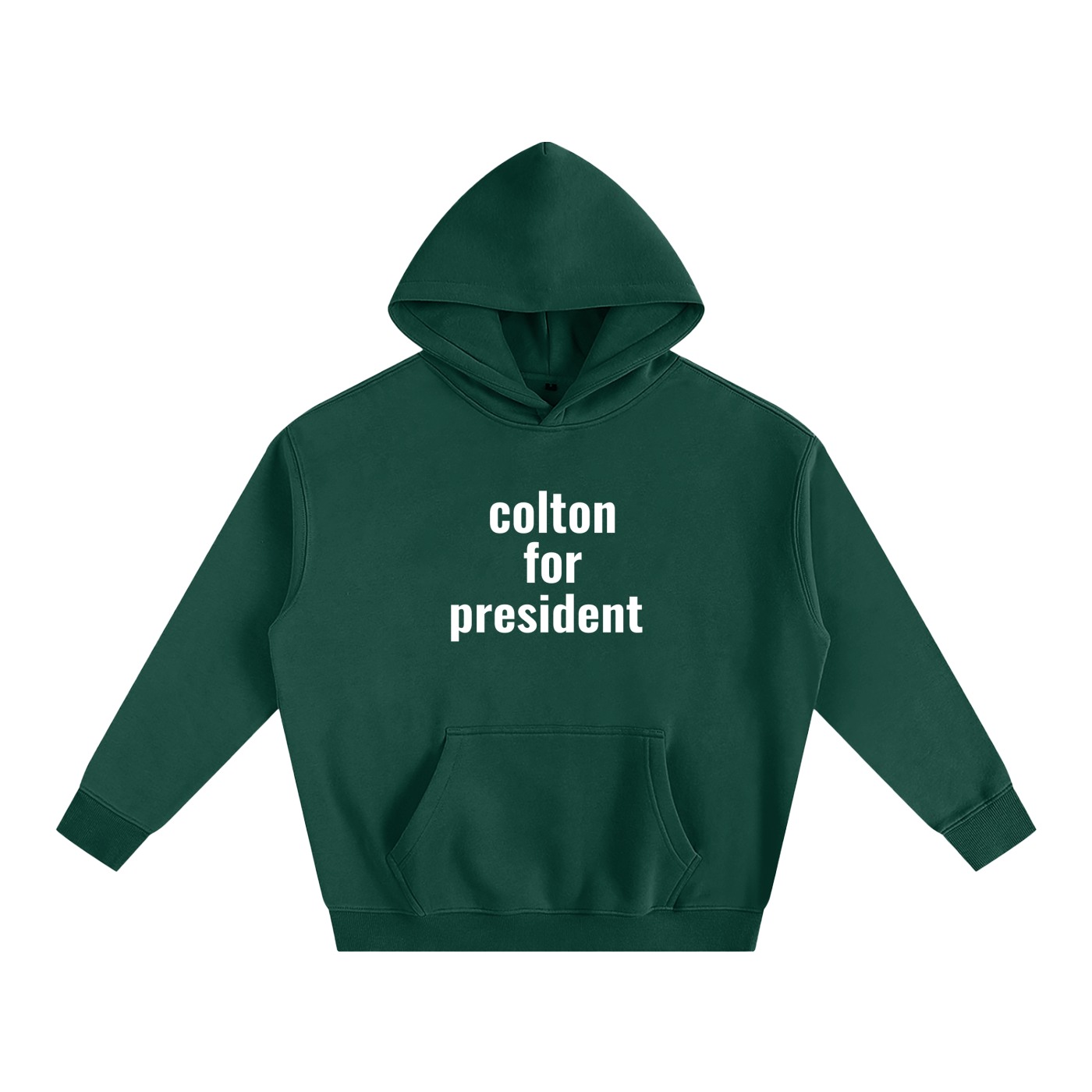 colton for president oversized hoodie
