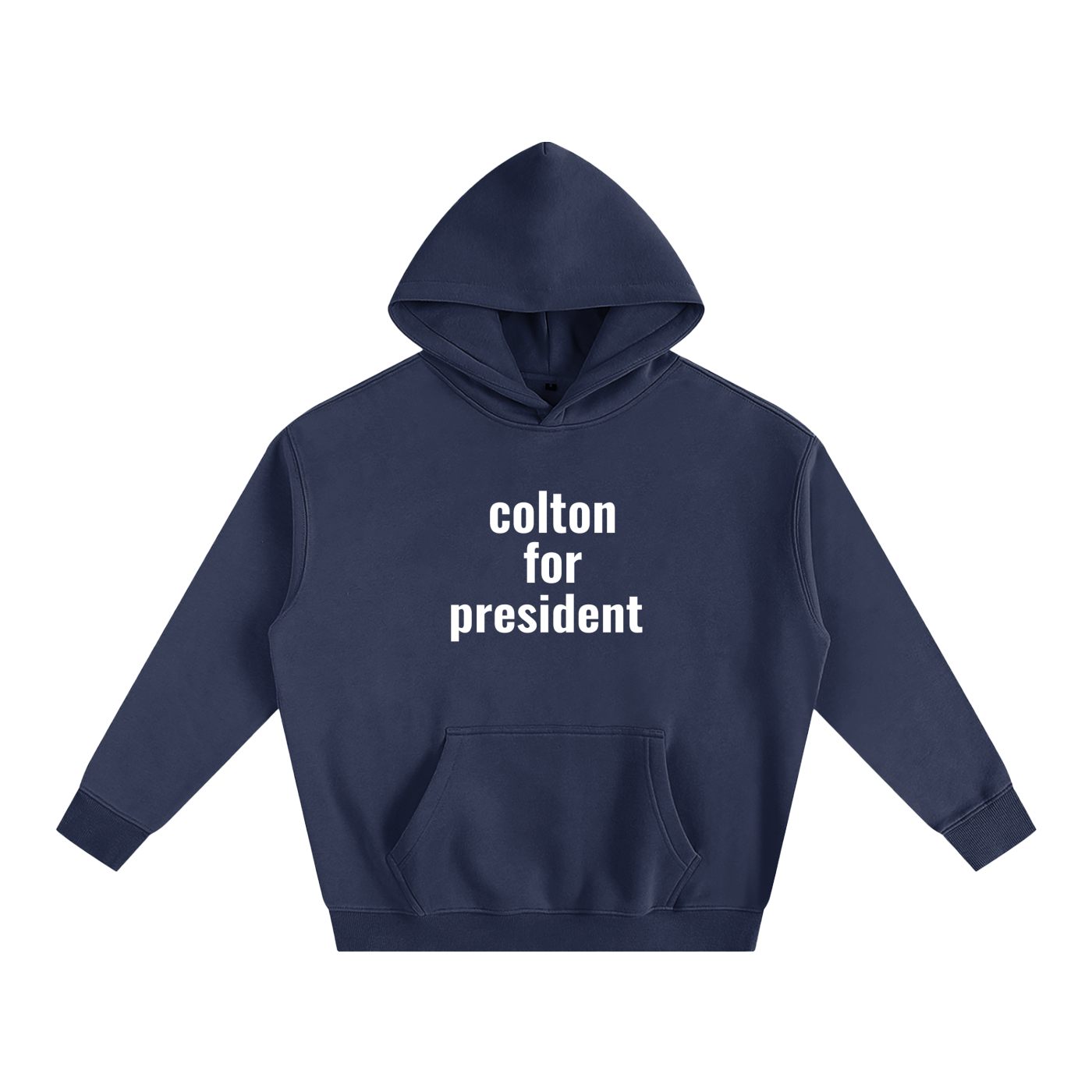 colton for president oversized hoodie