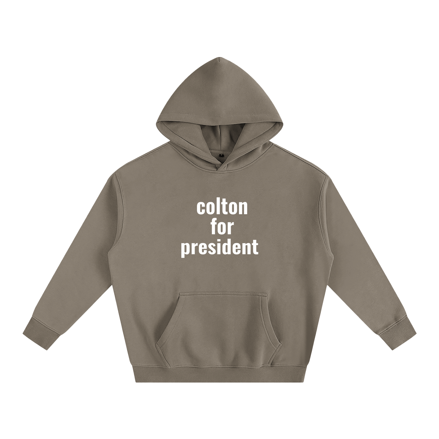 colton for president oversized hoodie
