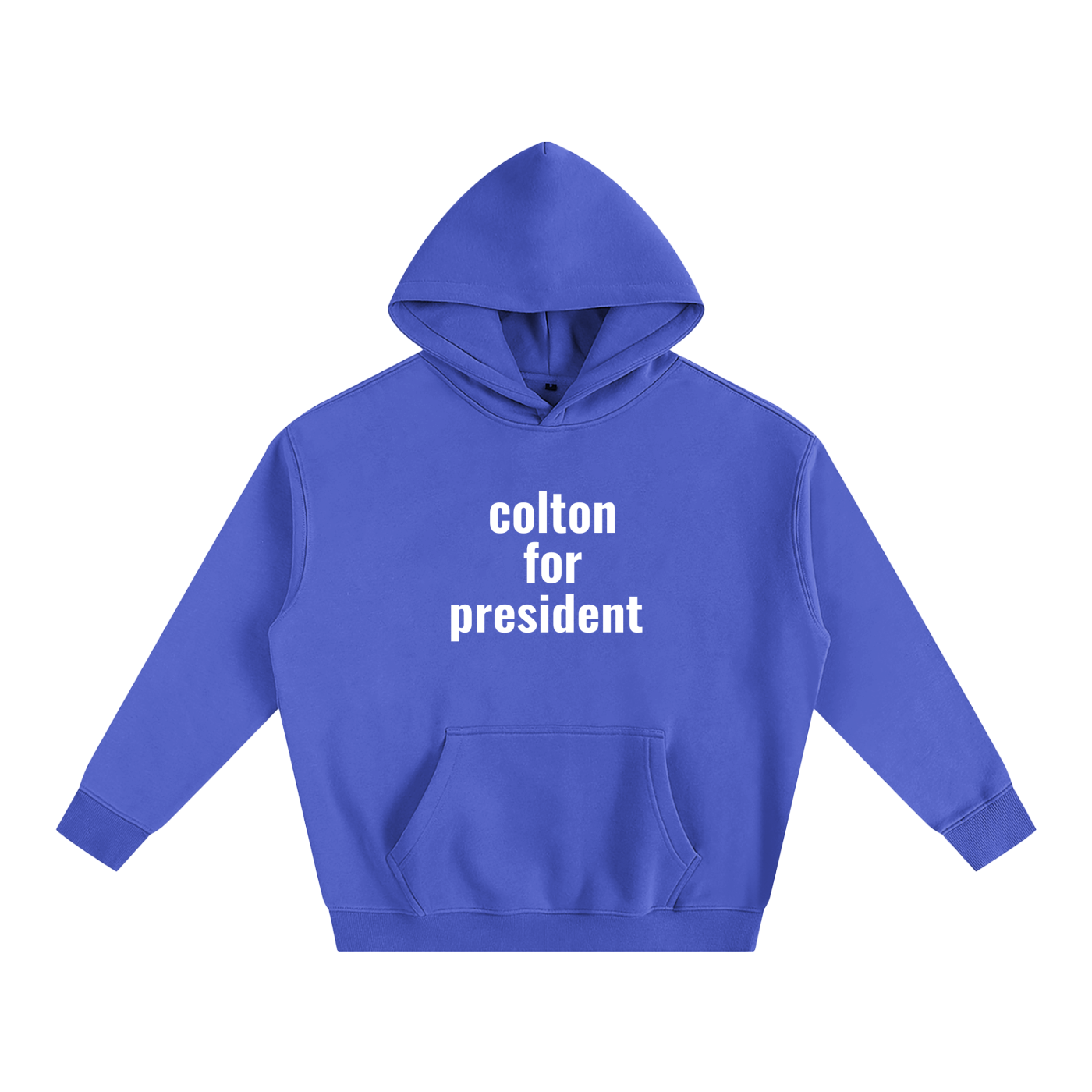 colton for president oversized hoodie
