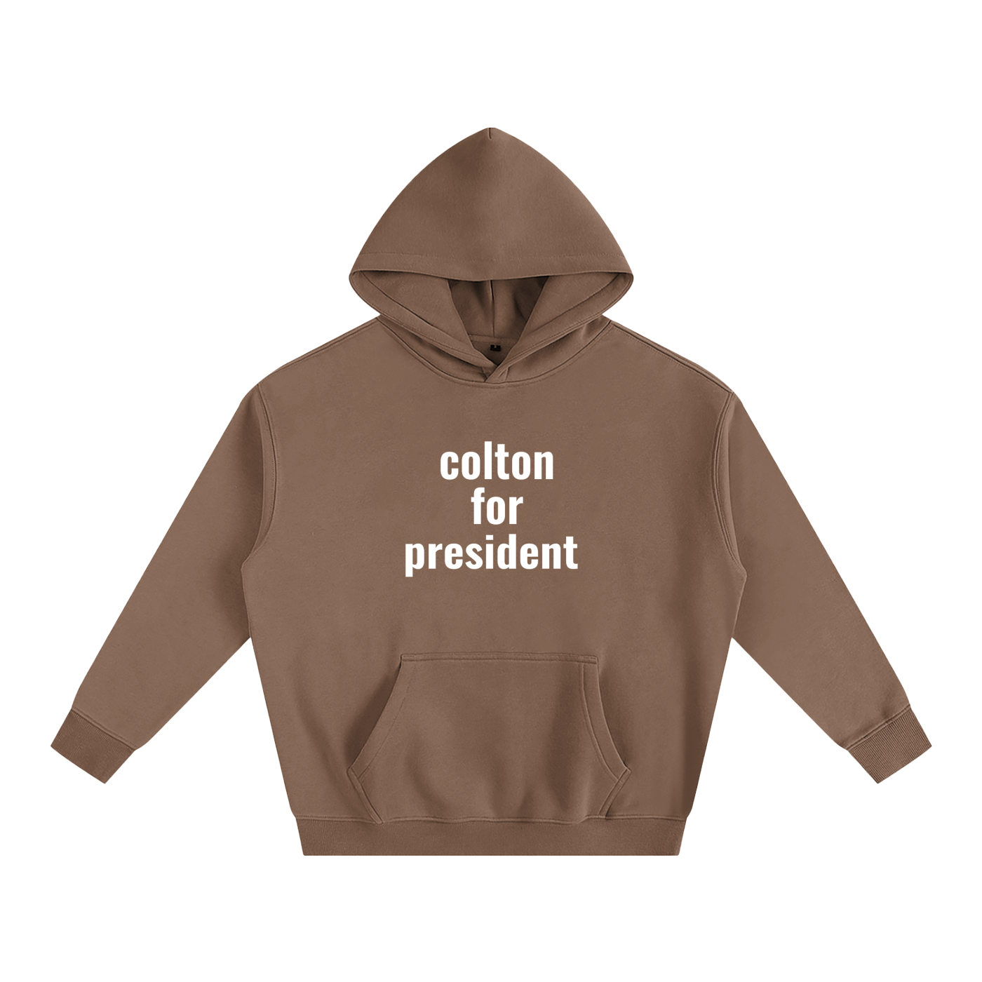 colton for president oversized hoodie