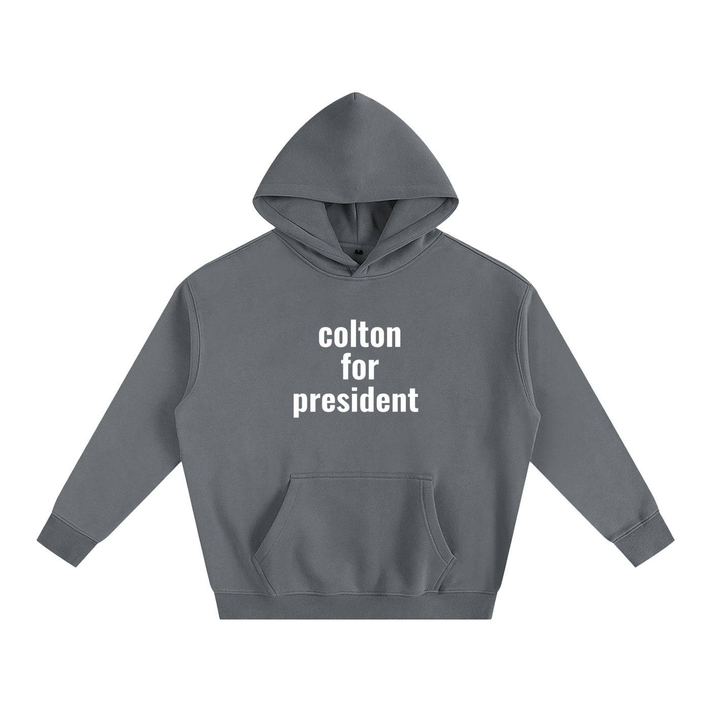 colton for president oversized hoodie